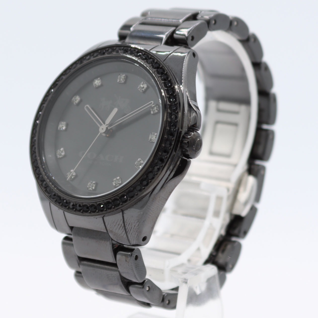 36mm Coach CA.67.7.49.1227S Cary Ladies Quartz Wristwatch Swiss Stainless Steel