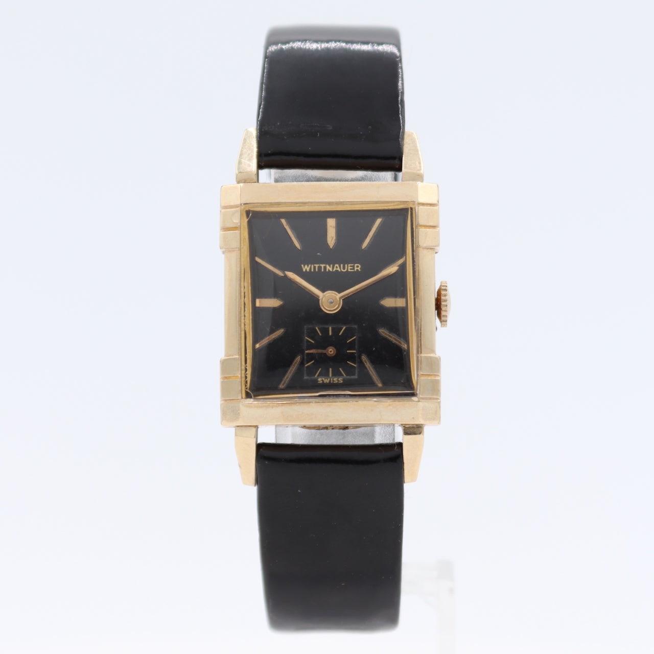 Vintage 24mm Wittnauer Art Deco 17J Men's Mechanical Wristwatch 9WN Swiss 10kGF