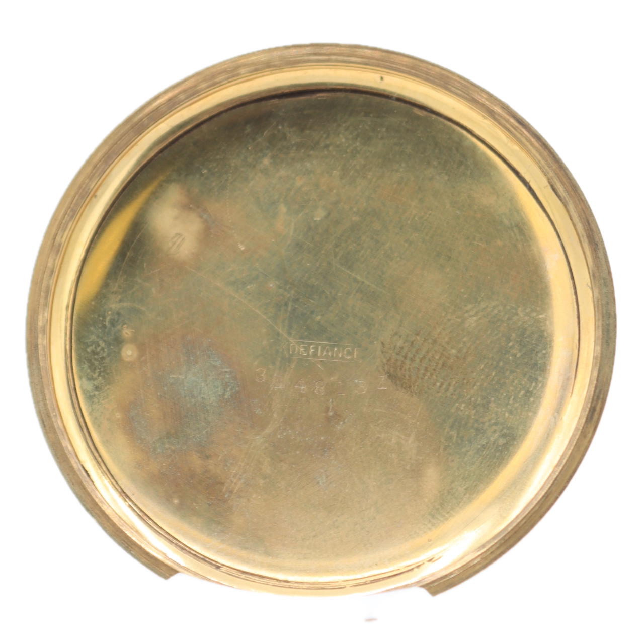 Antique 18s 1917 Hampden 15 Jewel Mechanical Open Face Pocket Watch 109 USA