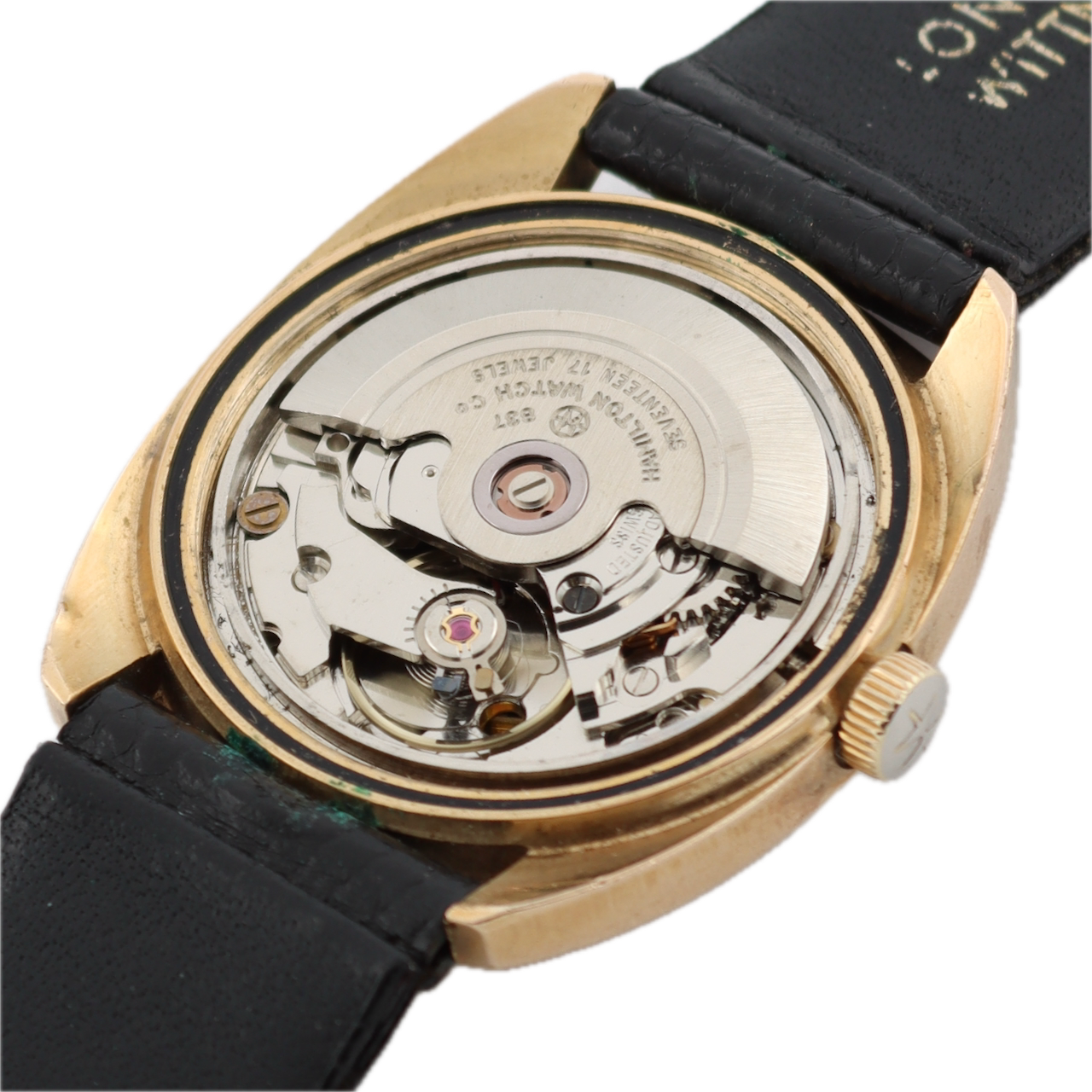 Vintage Hamilton 837.023-14 Day Date Men's Automatic Wristwatch 837 Gold Tone