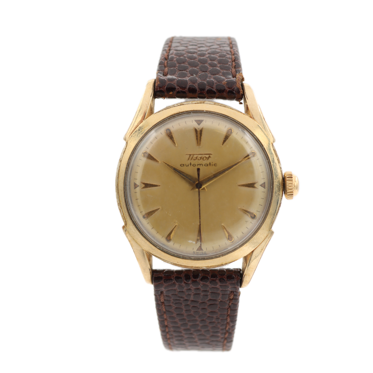 Vintage Tissot Men's Bumper Automatic Wristwatch 28 5-21T Swiss 10k Gold Filled