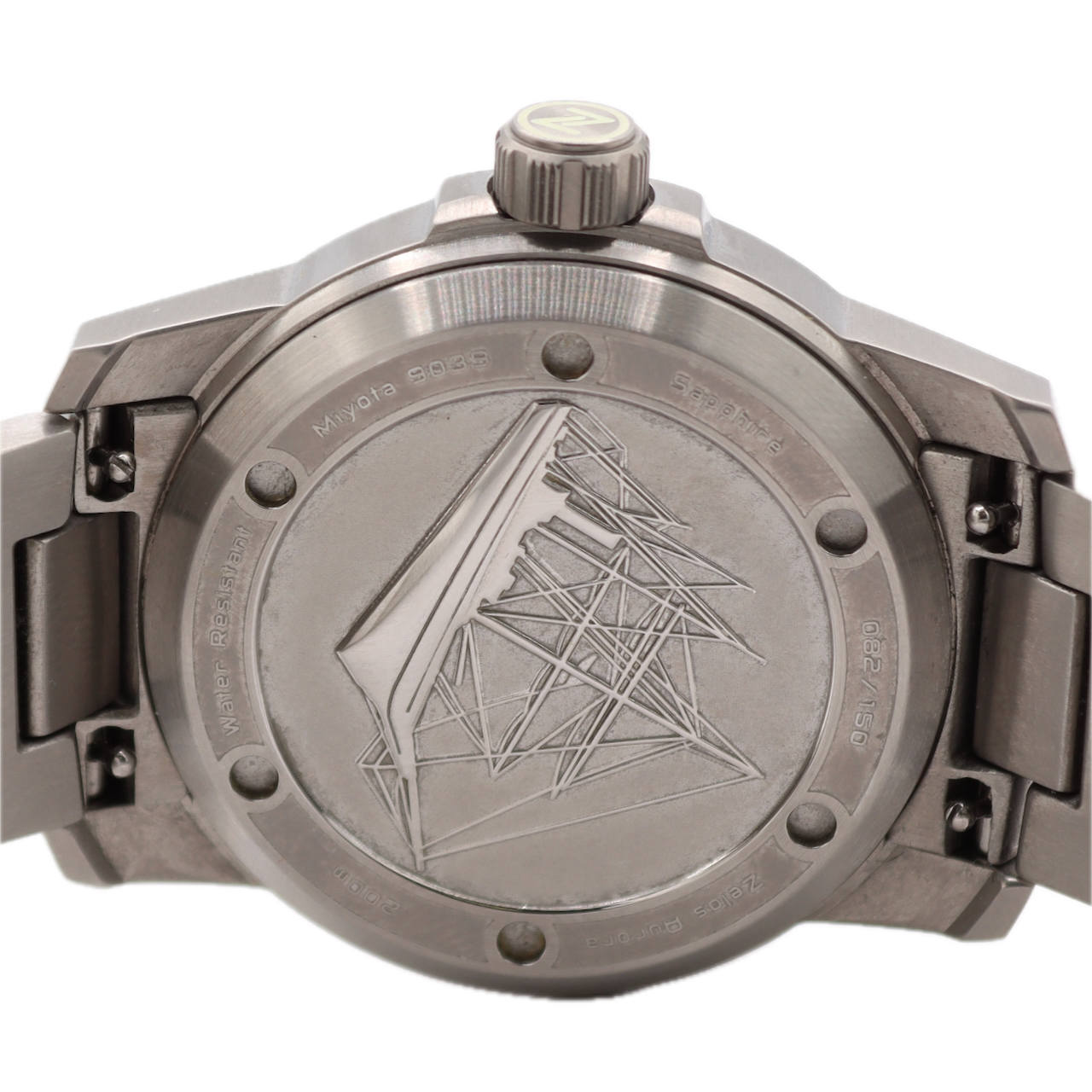 38mm Zelos Aurora Field TI "Nebula" Men's Automatic Wristwatch Titanium w Box