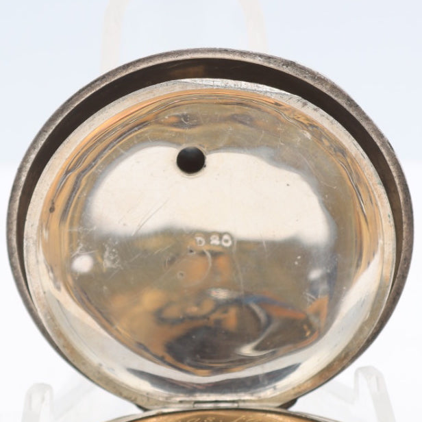 Antique 18s 1871 Elgin Hunter Pocket Watch Chas Fargo w/Key Coin Silver