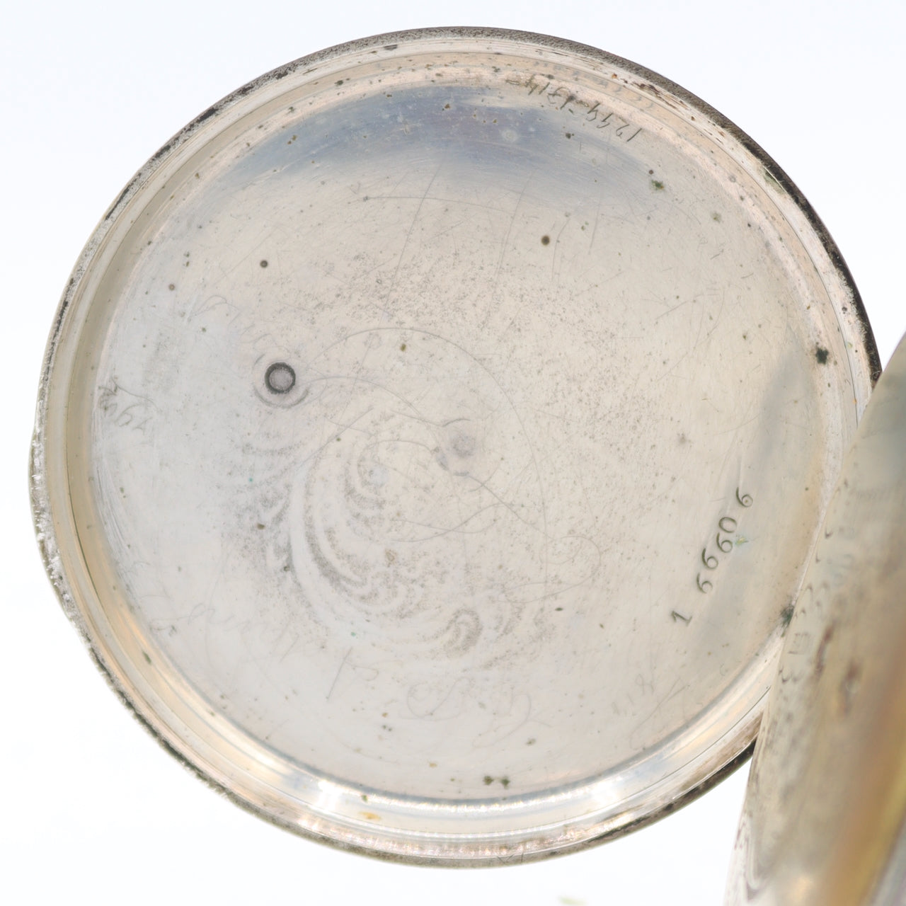 Antique M.J. Tobias Federalist Shield Key Wind Pocket Watch Liverpool Nickel