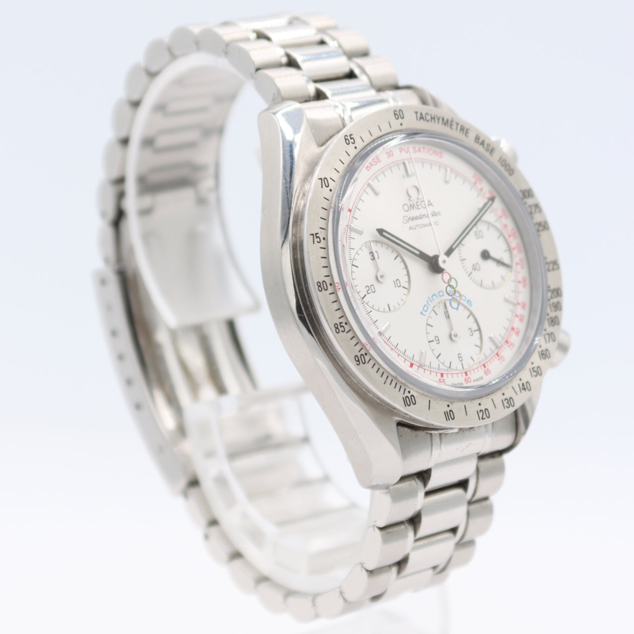 39mm 2006 Omega 3538.30 Speedmaster Men's Automatic Wristwatch Torino 2006 LE