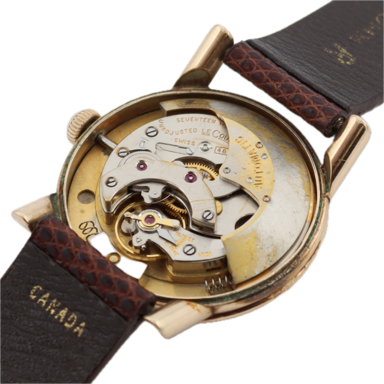 Vintage LeCoultre 8686/85 Power Reserve Men's Automatic Wristwatch 481 10kGF