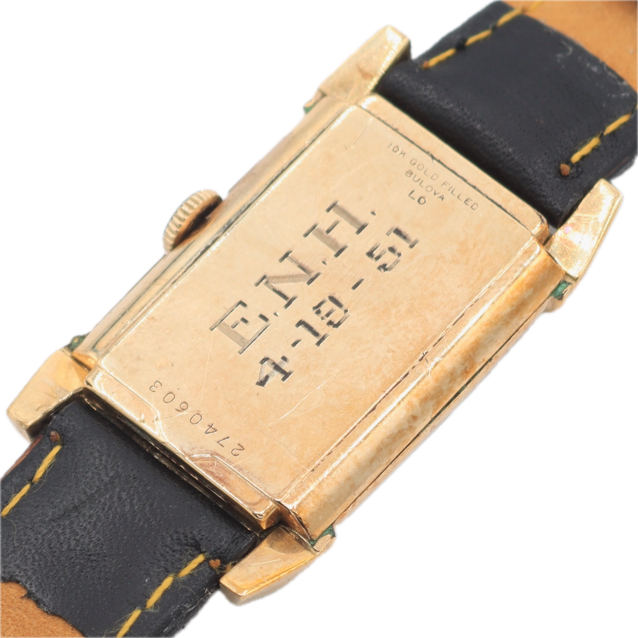 Vintage 1950 Bulova Excellency Men's Mechanical Wristwatch 7 AP USA 10k GF