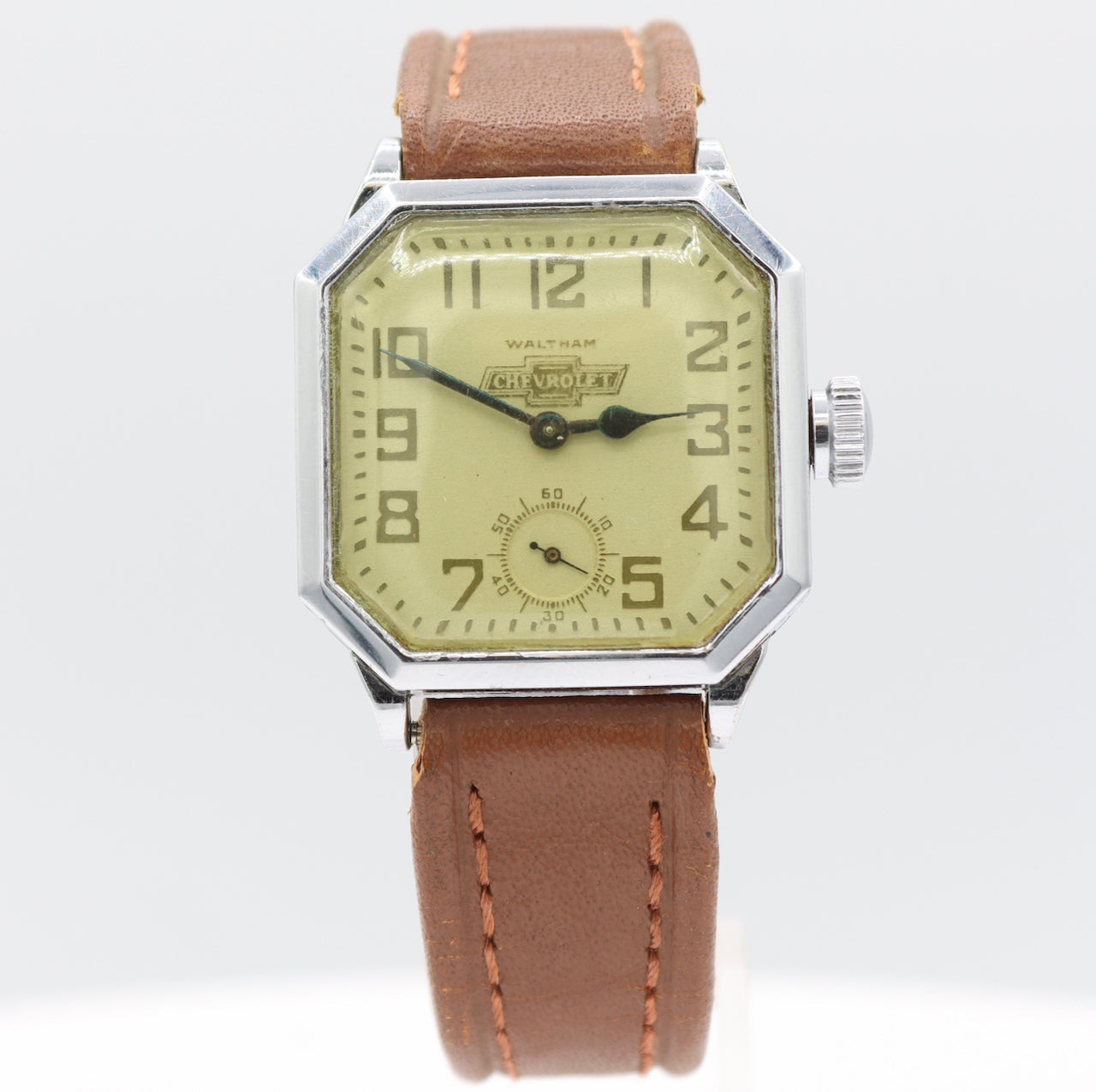 Vintage 30mm Waltham Chevrolet Award Watch Men's Mechanical Wristwatch 361 USA