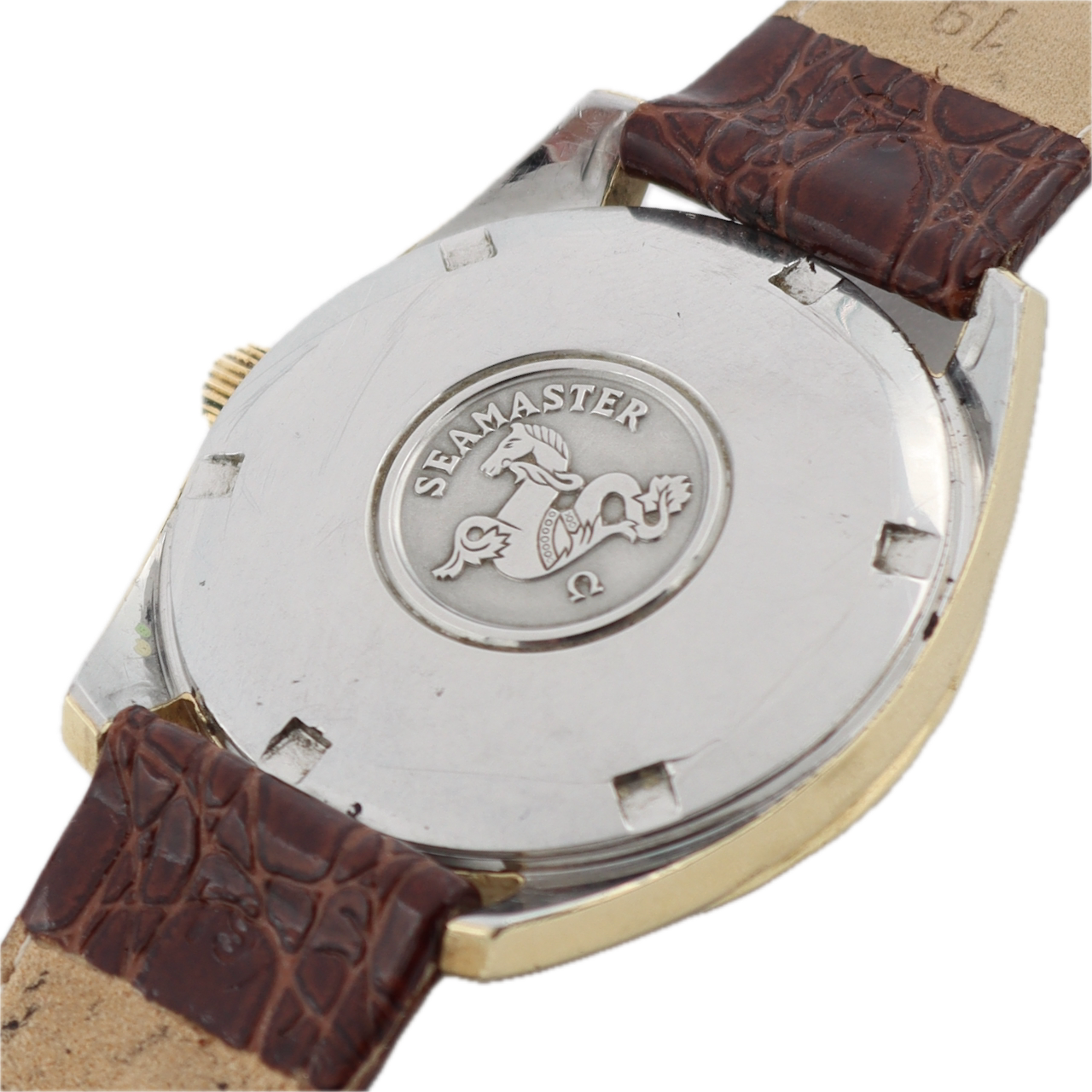 Vintage 1969 Omega 166.032 Seamaster Day Date Men's Automatic Wristwatch 750