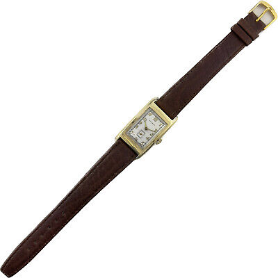 Vintage Movado Curviplan 17Jewel Men's Mechanical Wristwatch 510 14k Gold Filled
