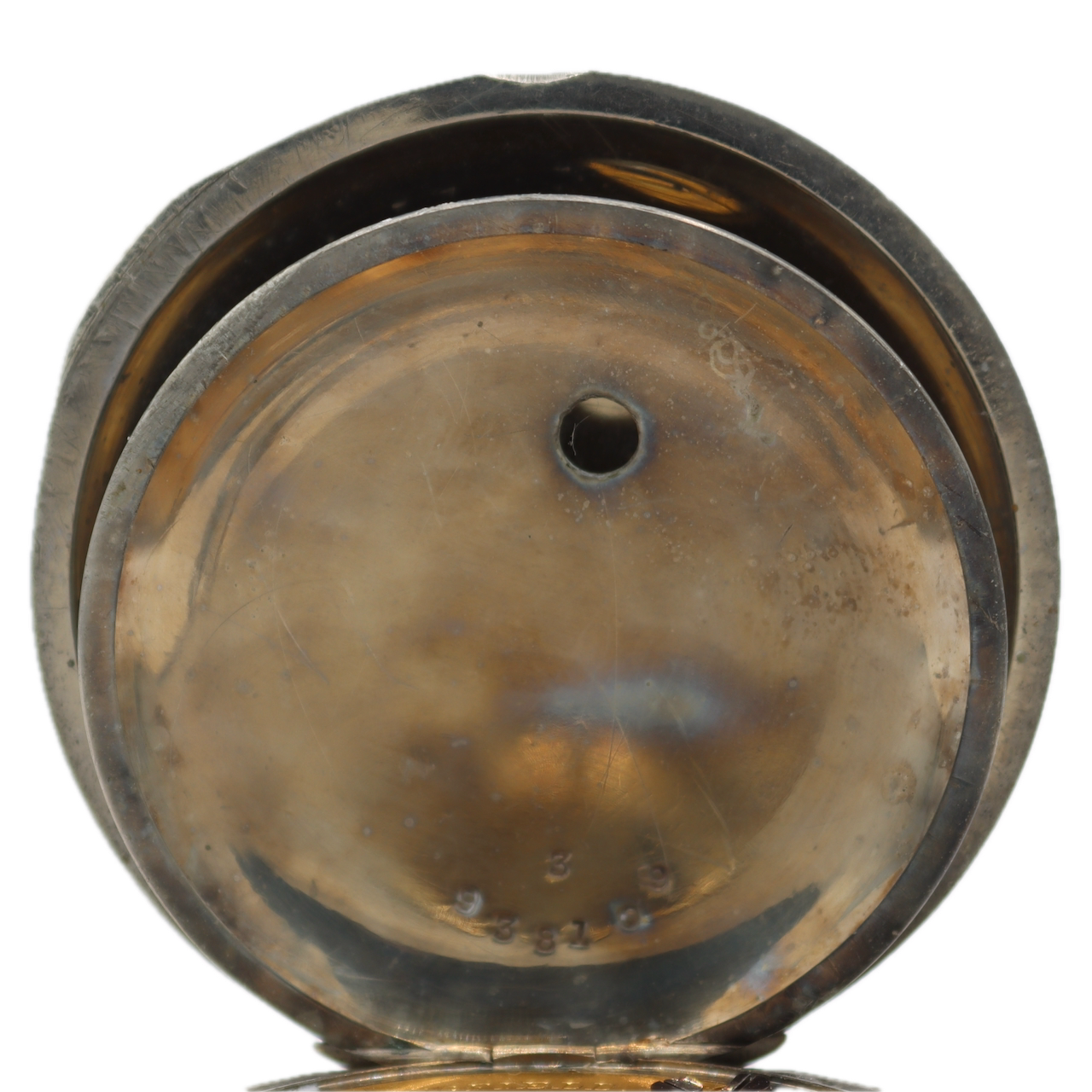 Antique 18s 1884 Hampden 7j Key Wind Pocket Watch Springfield Silverine USA