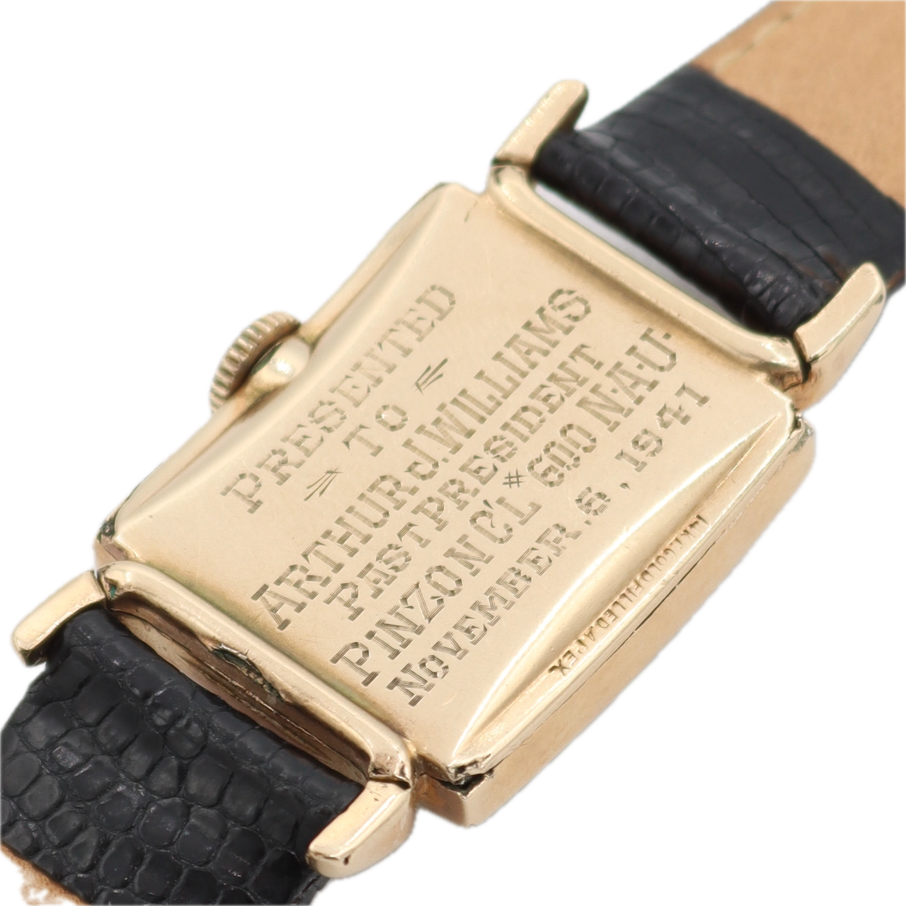 Vintage Lord Elgin 4609 21 Jewel Men's Mechanical Wristwatch 559 14k GF