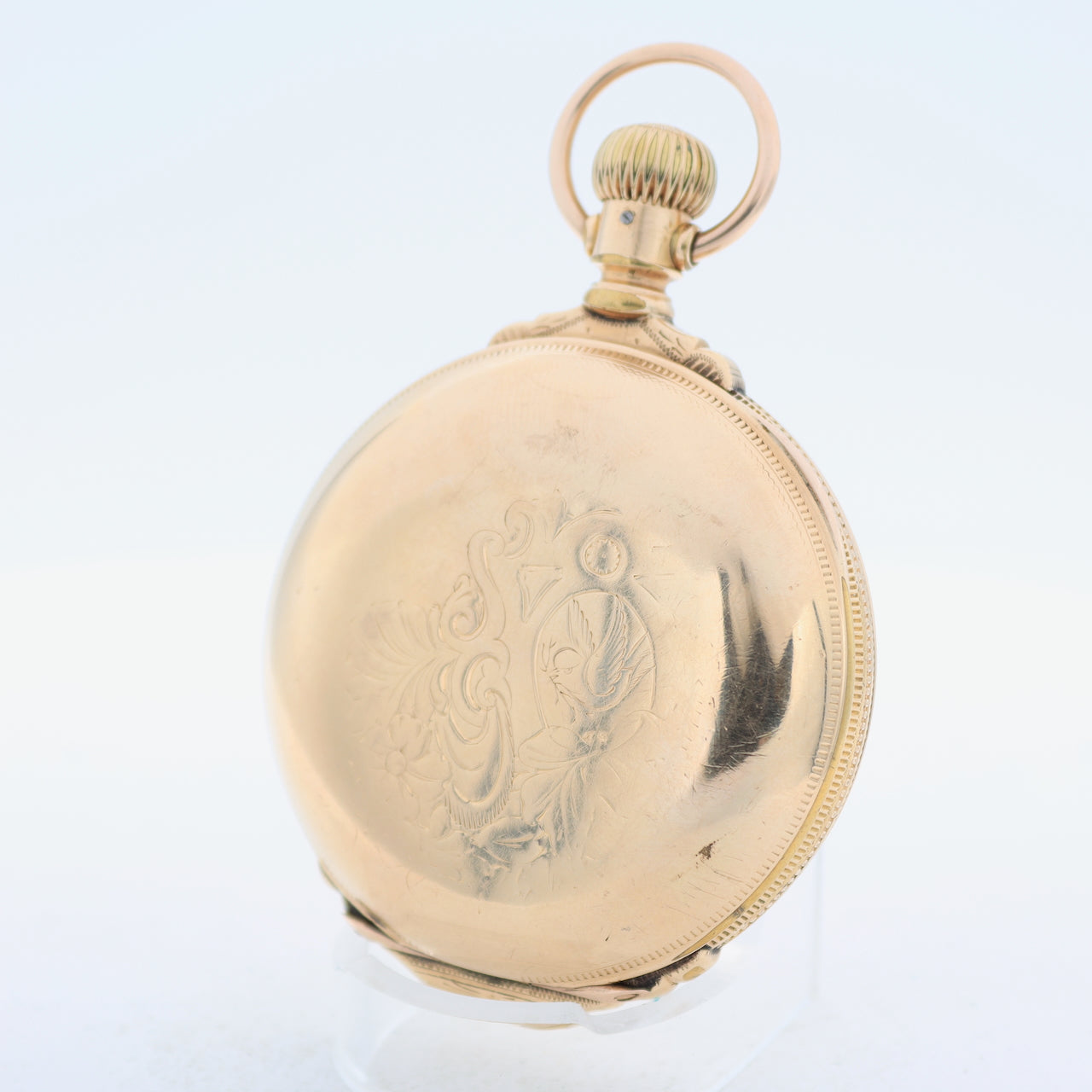 Antique 18s Columbus Box Hinge Hunter Pocket Watch Railway King Special