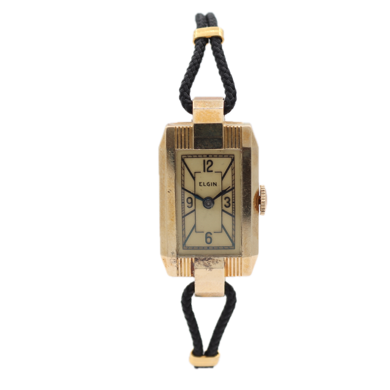 Vintage Elgin Cocktail 15 Jewel Ladies Mechanical Wristwatch 484 USA 10k GF