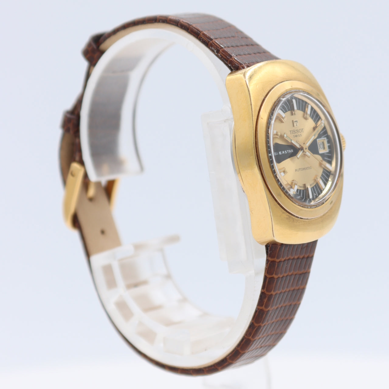 Vintage 1974 Tissot Seastar Ladies Automatic Wristwatch 2381 Swiss Gold Plated