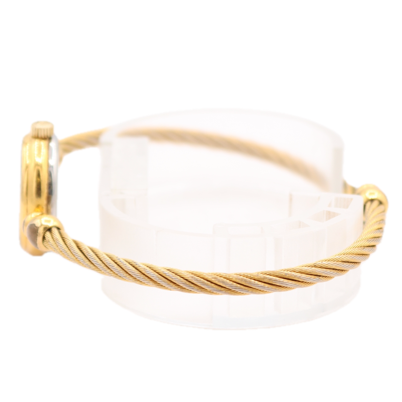 20mm Gucci 2047_1L Bangle Ladies Quartz Wristwatch Swiss Made Gold Tone