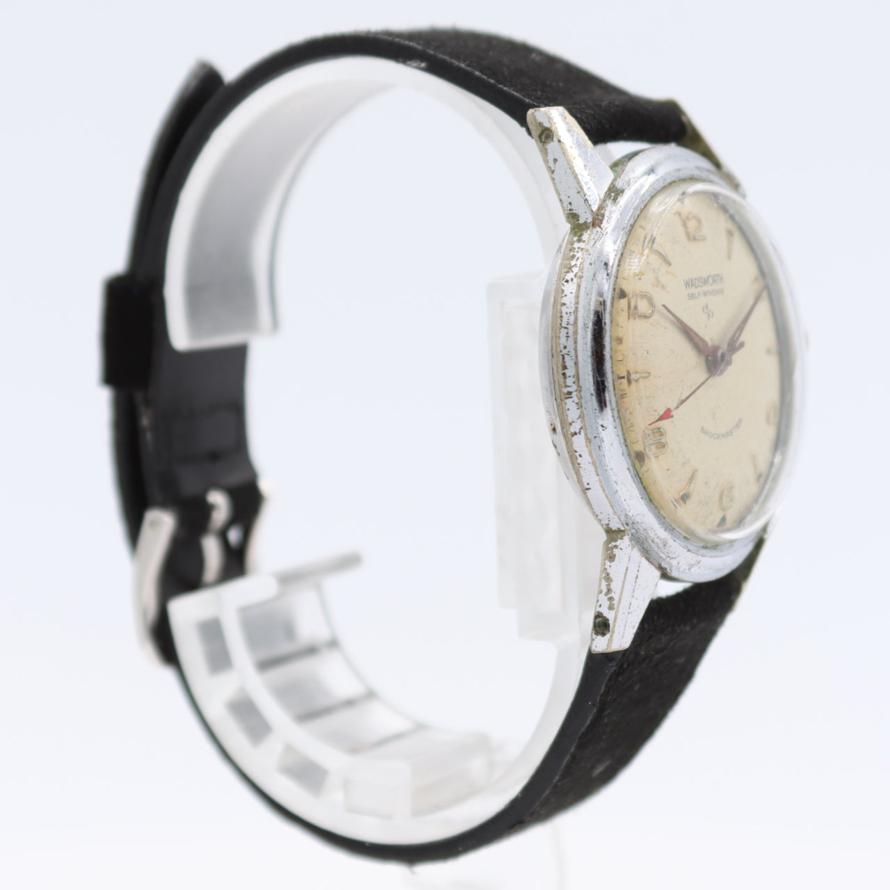 Vintage Wadsworth Shockmaster Men's Automatic Wristwatch A.Schild 1361 D W/Box