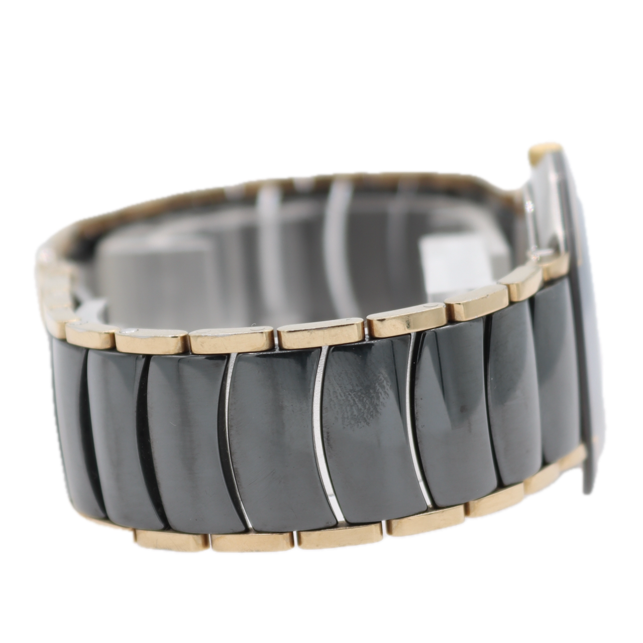 Rado 129.0300.3 Diastar Jubile Men's Quartz Wristwatch Swiss Two Tone Diamonds