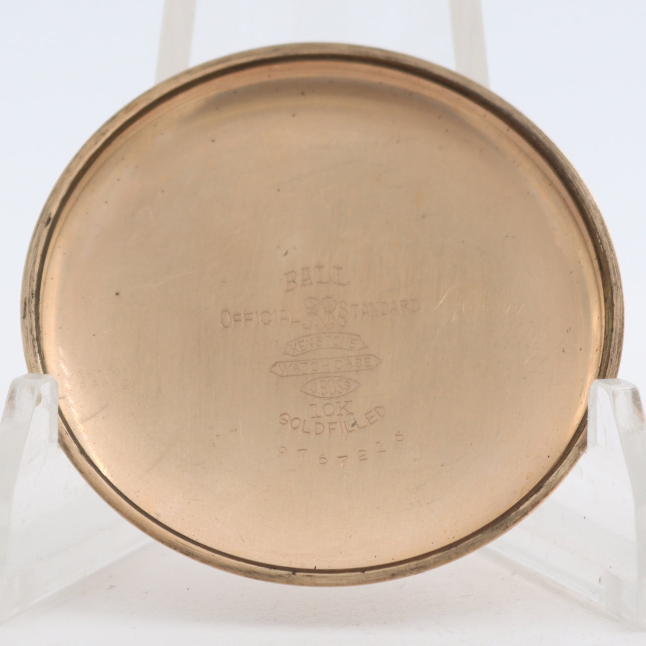 Vintage 18s 1930 Ball 21j Mechanical Railroad Pocket Watch 999P 10k GF USA