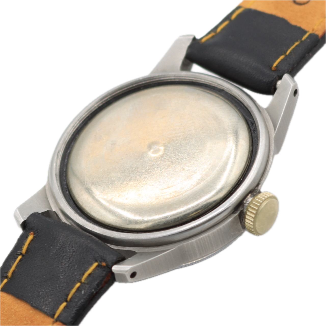 Vintage 32mm Bulova Military Hack Set Men's Mechanical Wristwatch 10BNCH Steel