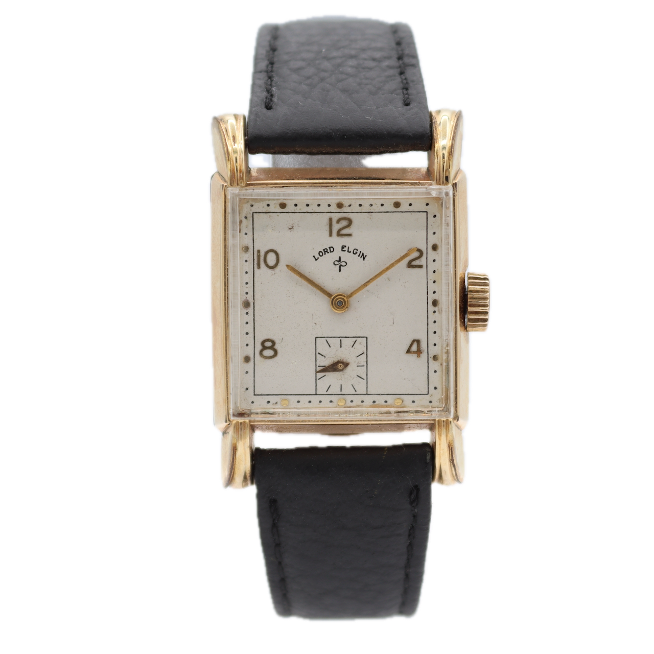 Vintage Lord Elgin 21 Jewel Men's Mechanical Wristwatch USA 14k Gold Filled