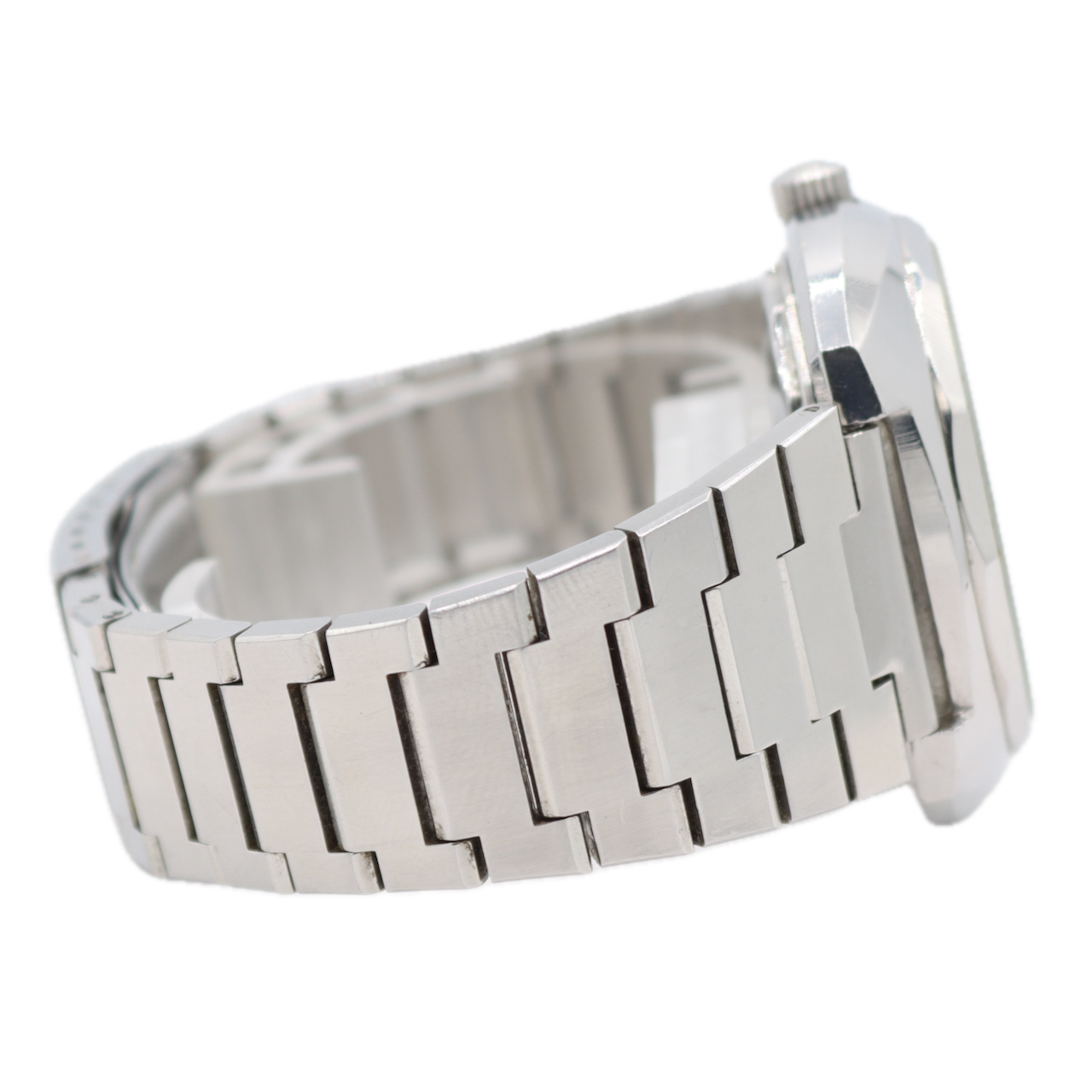 Vintage 39mm Enicar Ocean Pearl Men's Automatic Wristwatch Swiss Steel Day Date