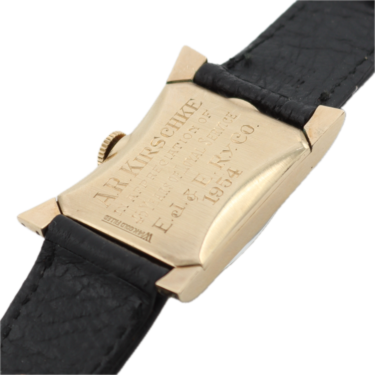 Vintage Lord Elgin 4633 Thornton Eastern Juliet Railway Men's Wristwatch 14k GF