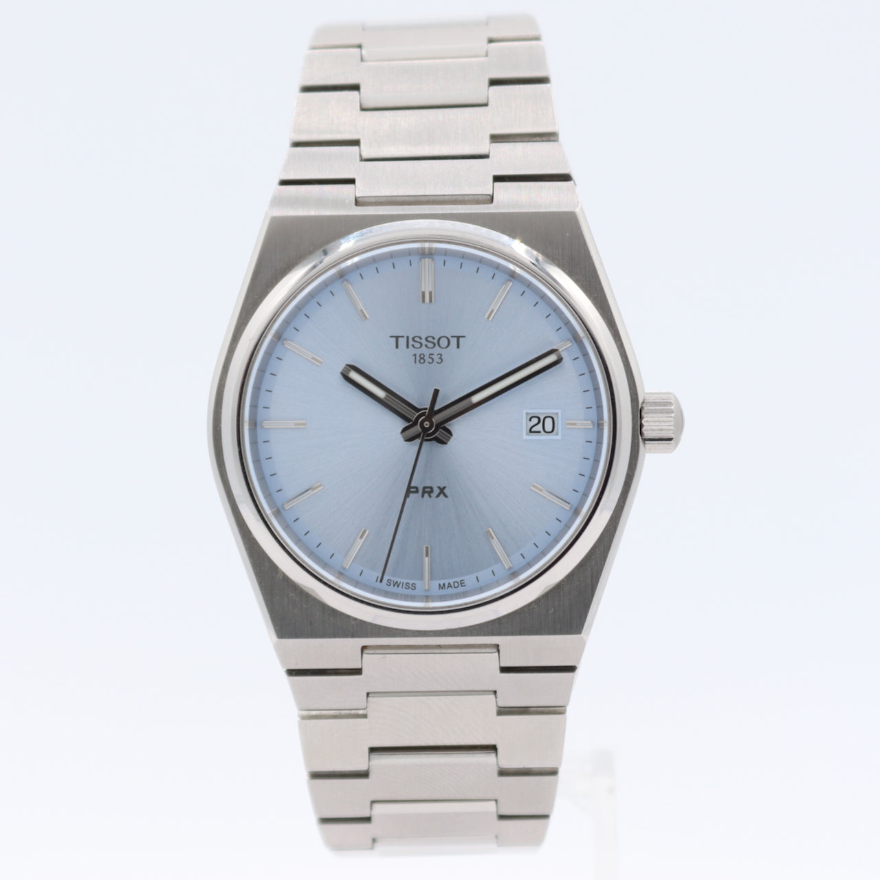 Tissot T137.210.11.351.00 PRX 35 Unisex Quartz Wristwatch Swiss Steel With Box