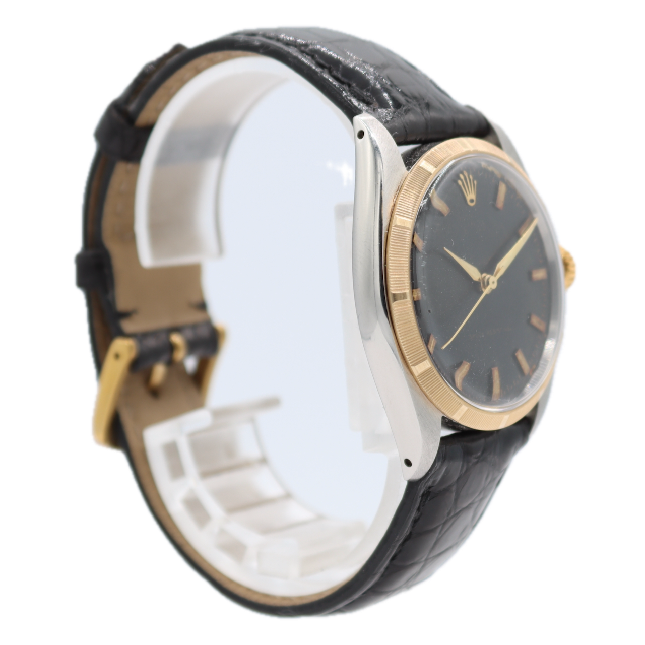 1961 Rolex 6426 Oyster Precision Men's Automatic Wristwatch 1210 Swiss Two Tone