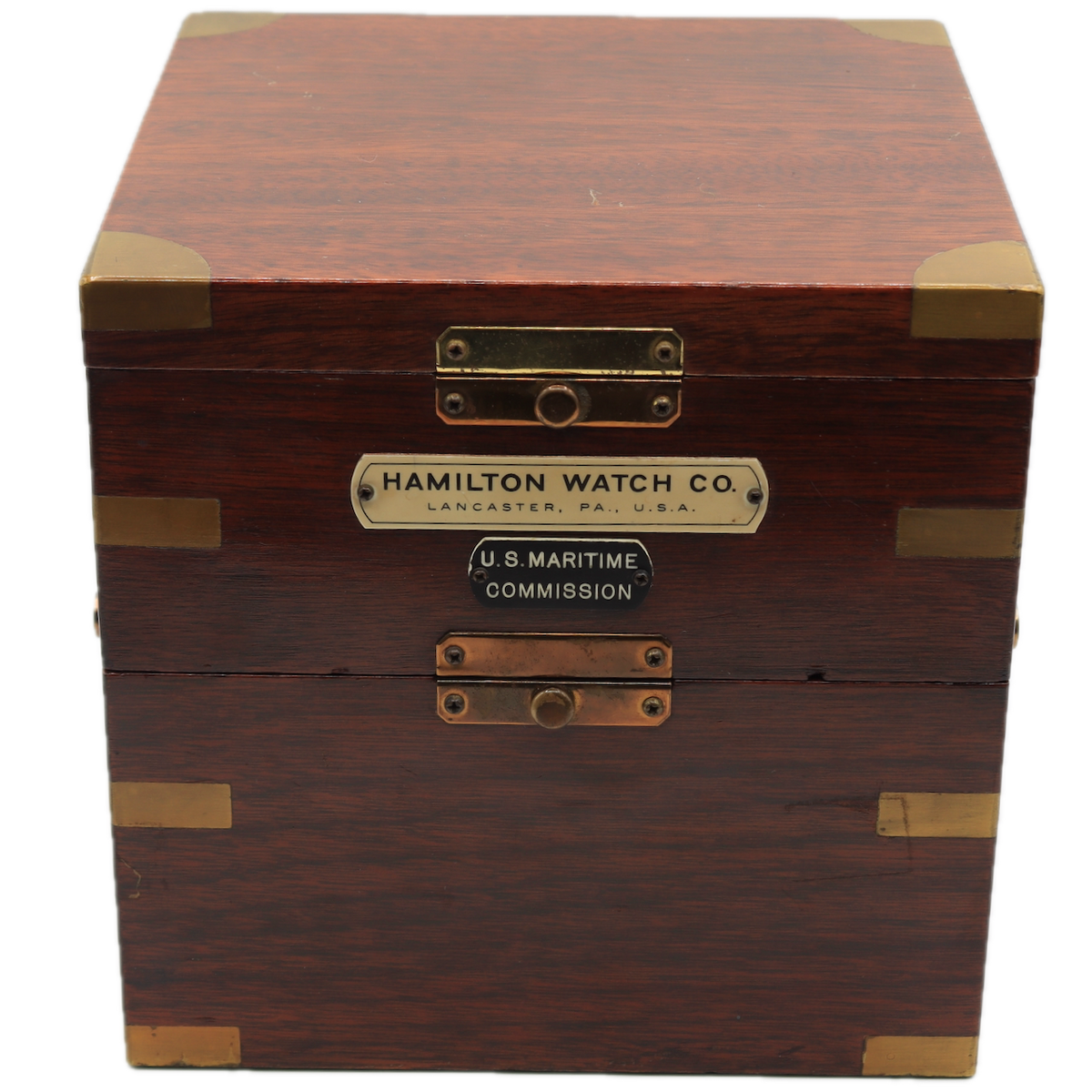Antique 1941 Hamilton Mod. 21 Maritime Commission Ships Chronometer ClockDetentHamilton Mod. 21 Maritime Commission Detent – photo 4