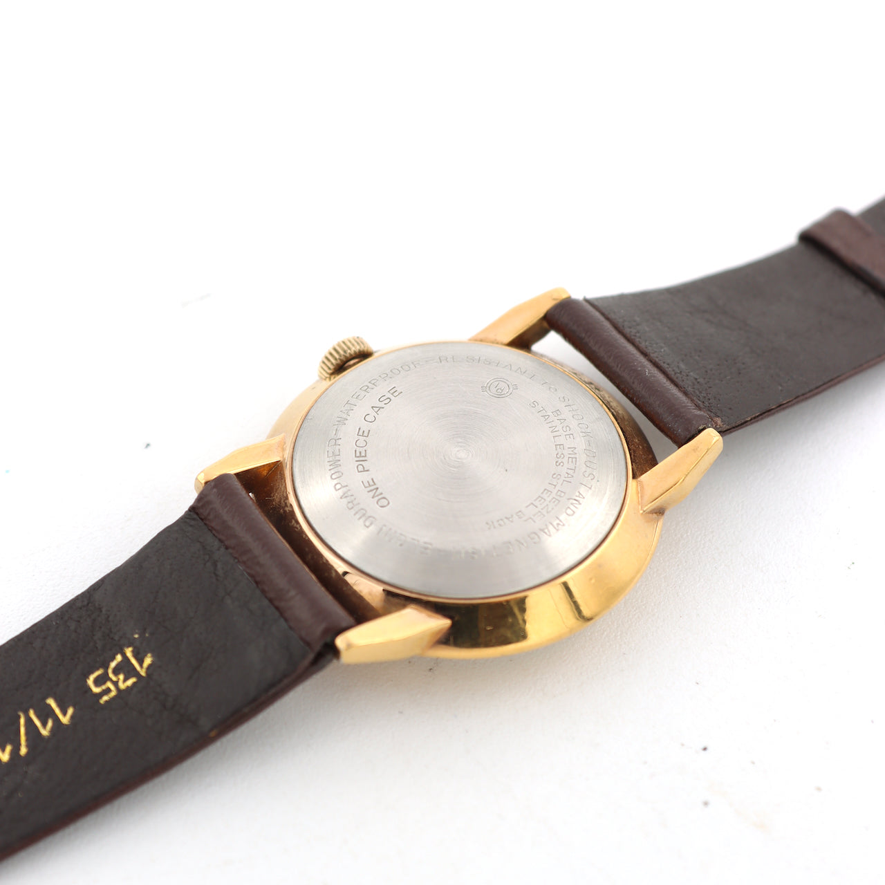 Vintage 32mm Elgin 19 Jewel Men's Mechanical Wristwatch Stainless and Gold Tone
