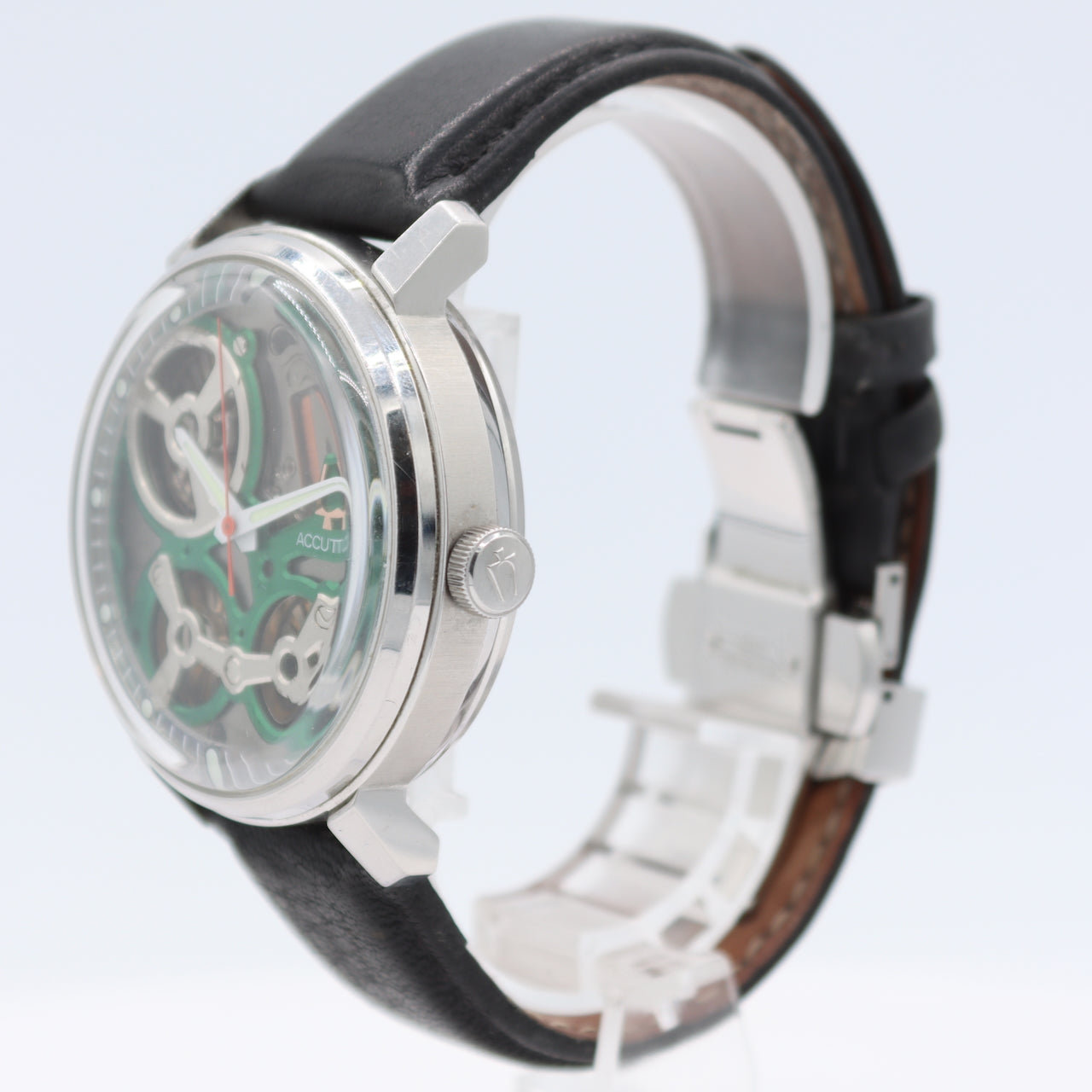 2021 Accutron 2ES6A001 Spaceview 2020 Men's Quartz Wristwatch NS30 Steel W/ Box