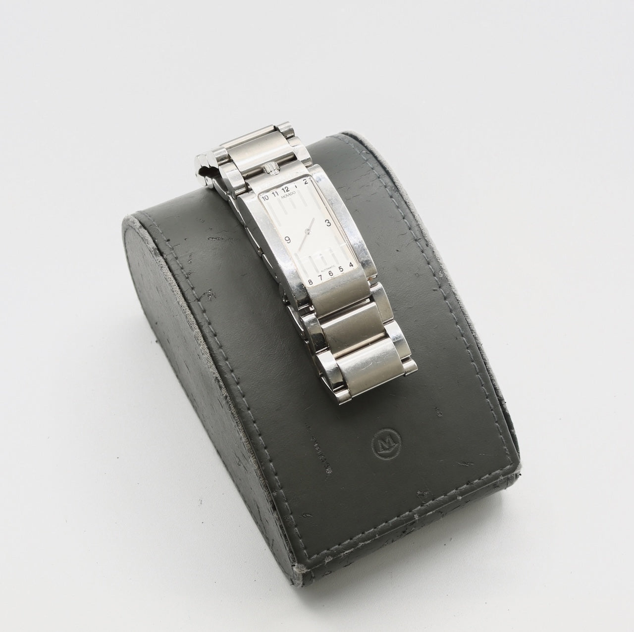 Vintage 25mm Movado 84 D5 1481 Elliptica Men's Automatic Wristwatch Swiss Steel