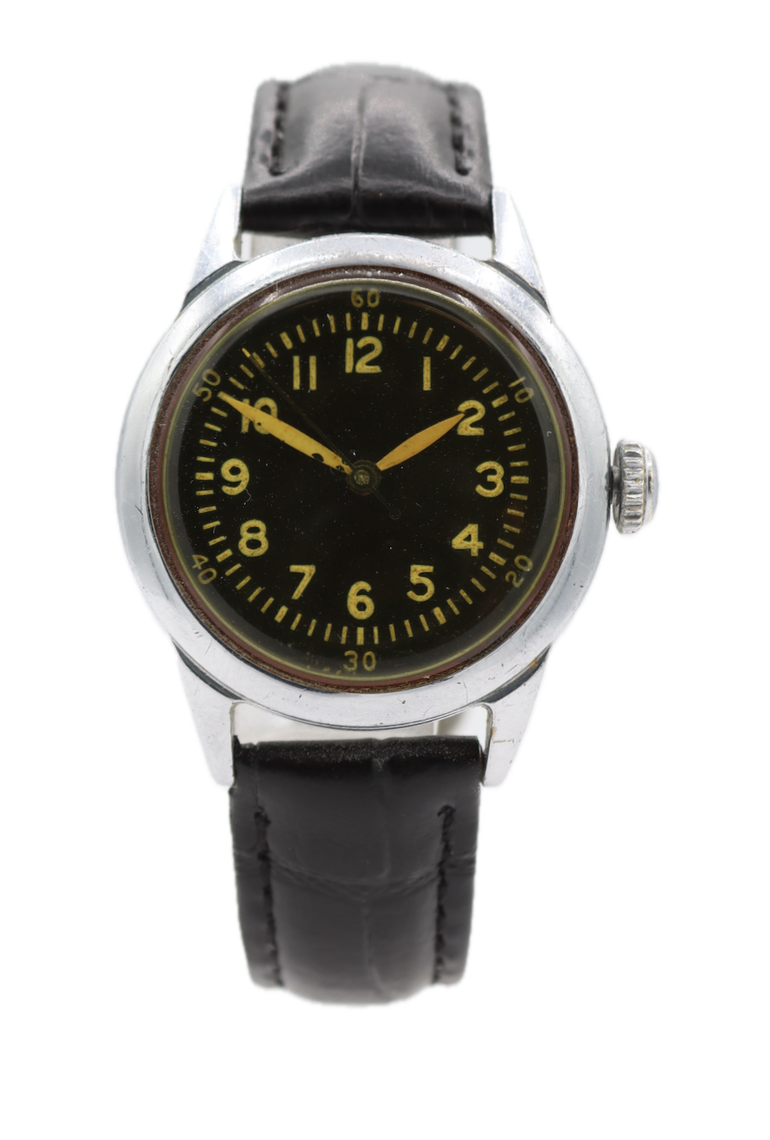 Vintage Waltham World War II Type A-11 Men's Mechanical Wristwatch USA