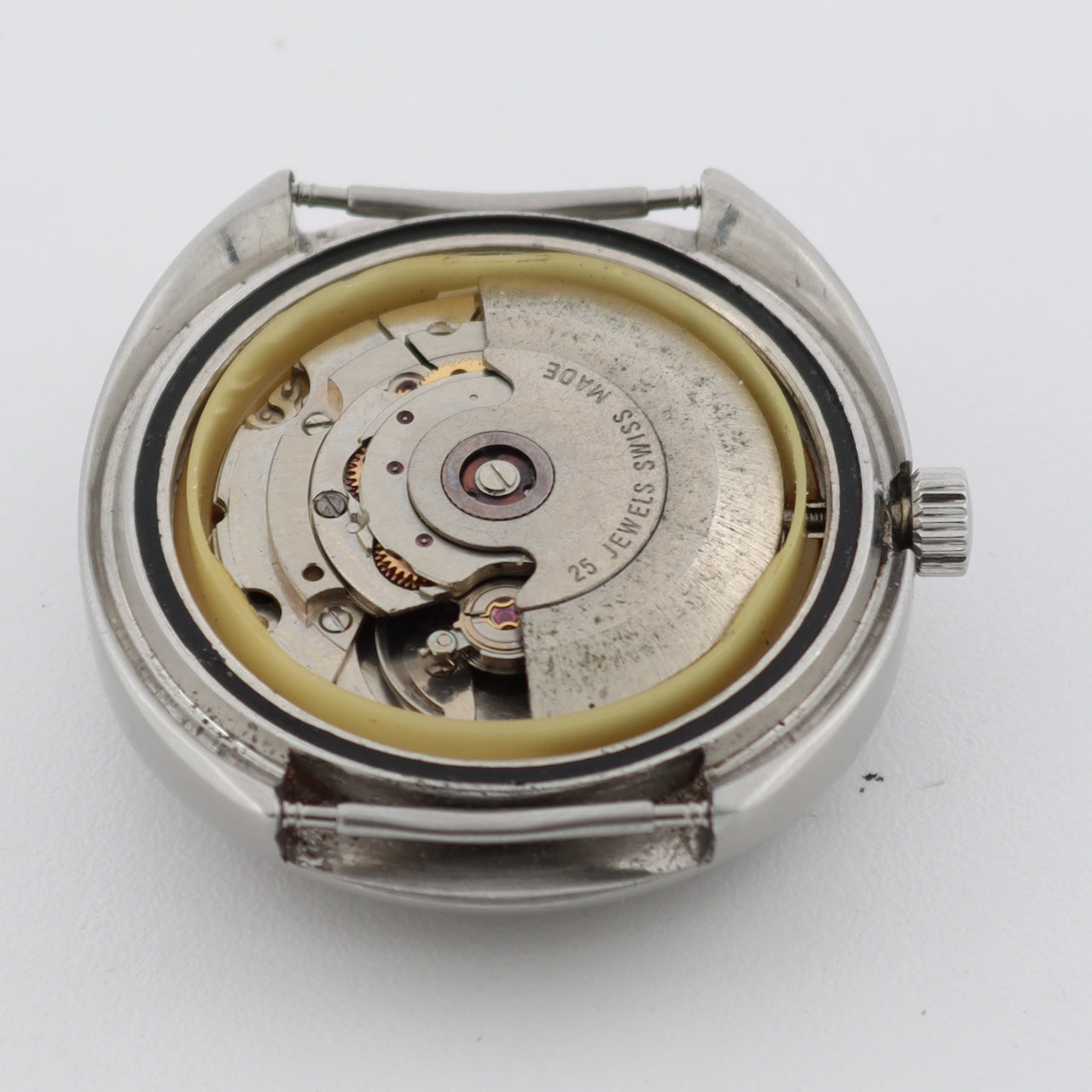 Philip Watch Mineral Day Date Men's Automatic Wristwatch ETA 2789-1 Swiss Steel