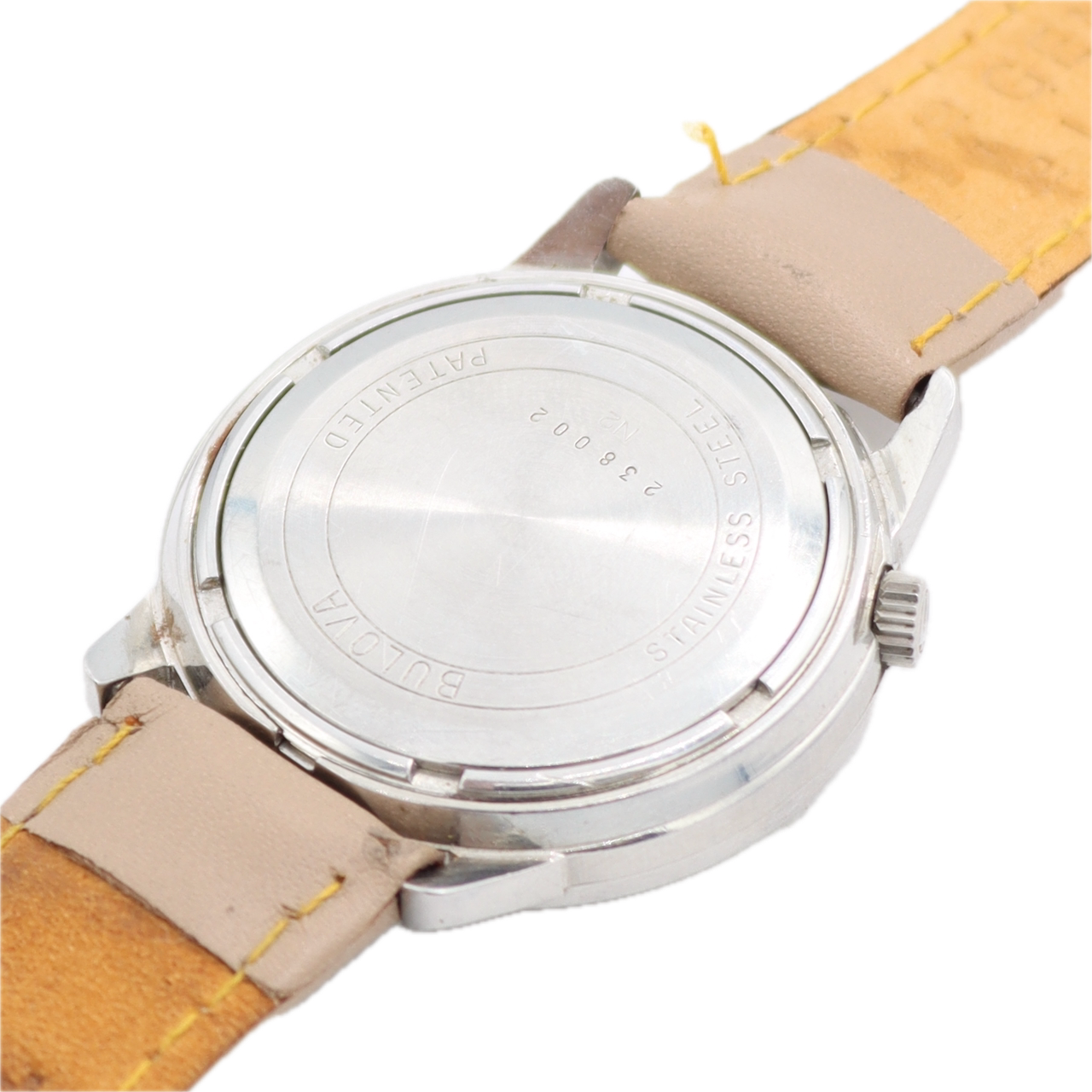 Vintage 35mm Accutron 952 Men's Tuning Fork Wristwatch 218 0 USA Steel