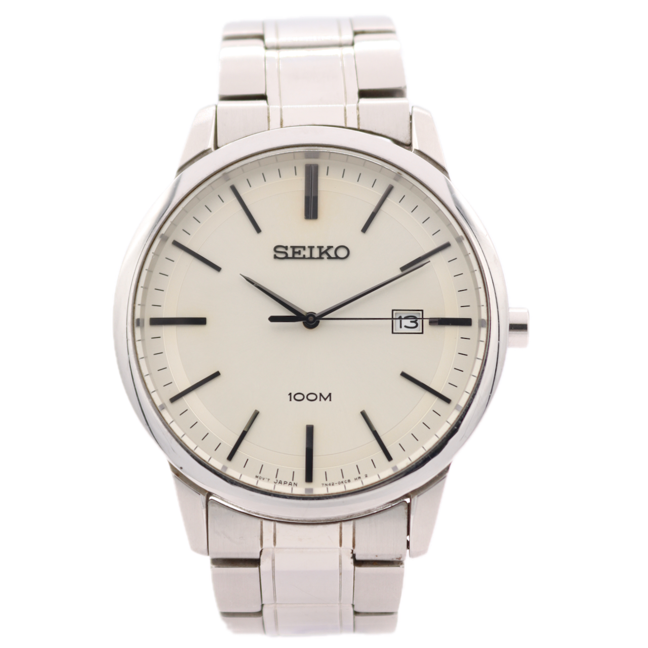 Vintage Seiko Silver Dial 7N42-0FZ0