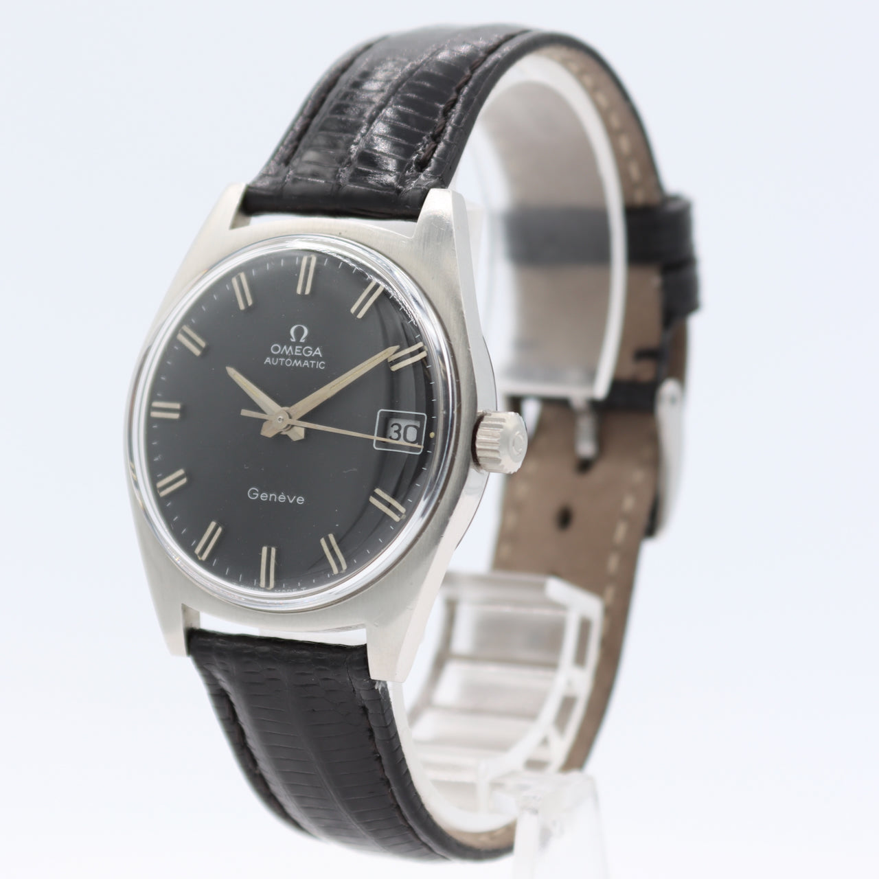 Vintage 1967 Omega 166.041 Geneve Men's Automatic Wristwatch 565 Swiss Steel