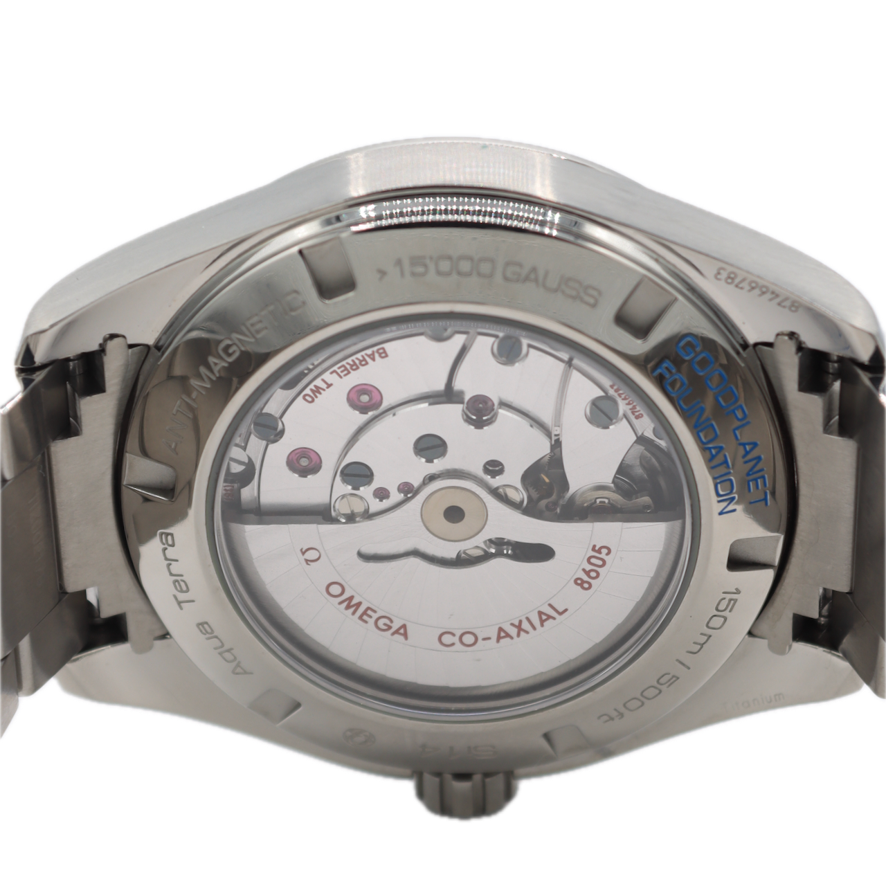 Omega Aqua Terra GMT Men's Automatic Wristwatch Swiss Made Titanium w/Box