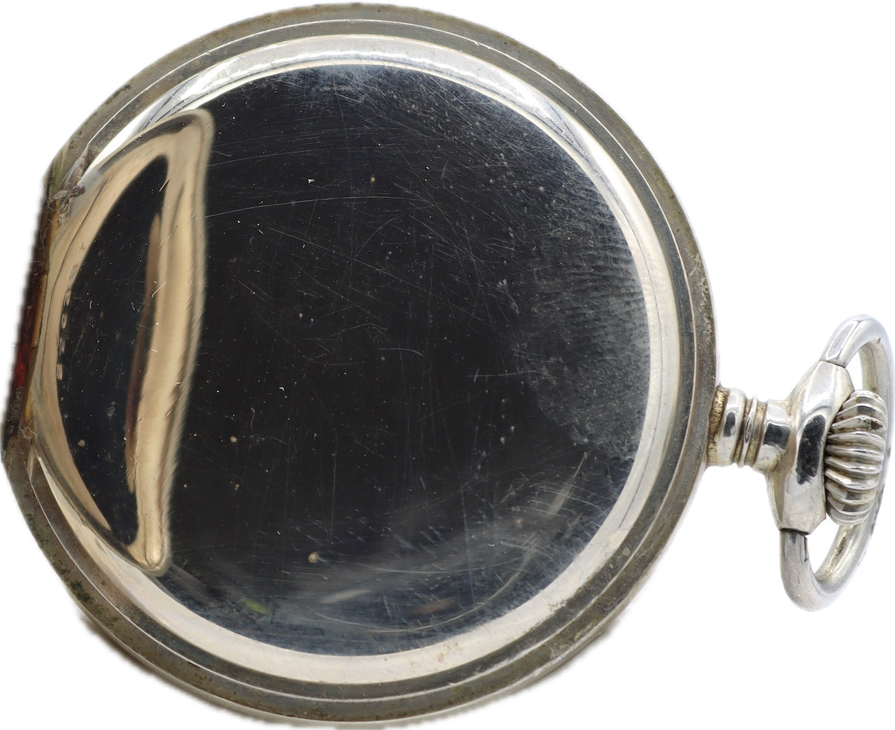 Antique 9 Size Lip Type Courant Mechanical Open Face Pocket Watch Sunburst