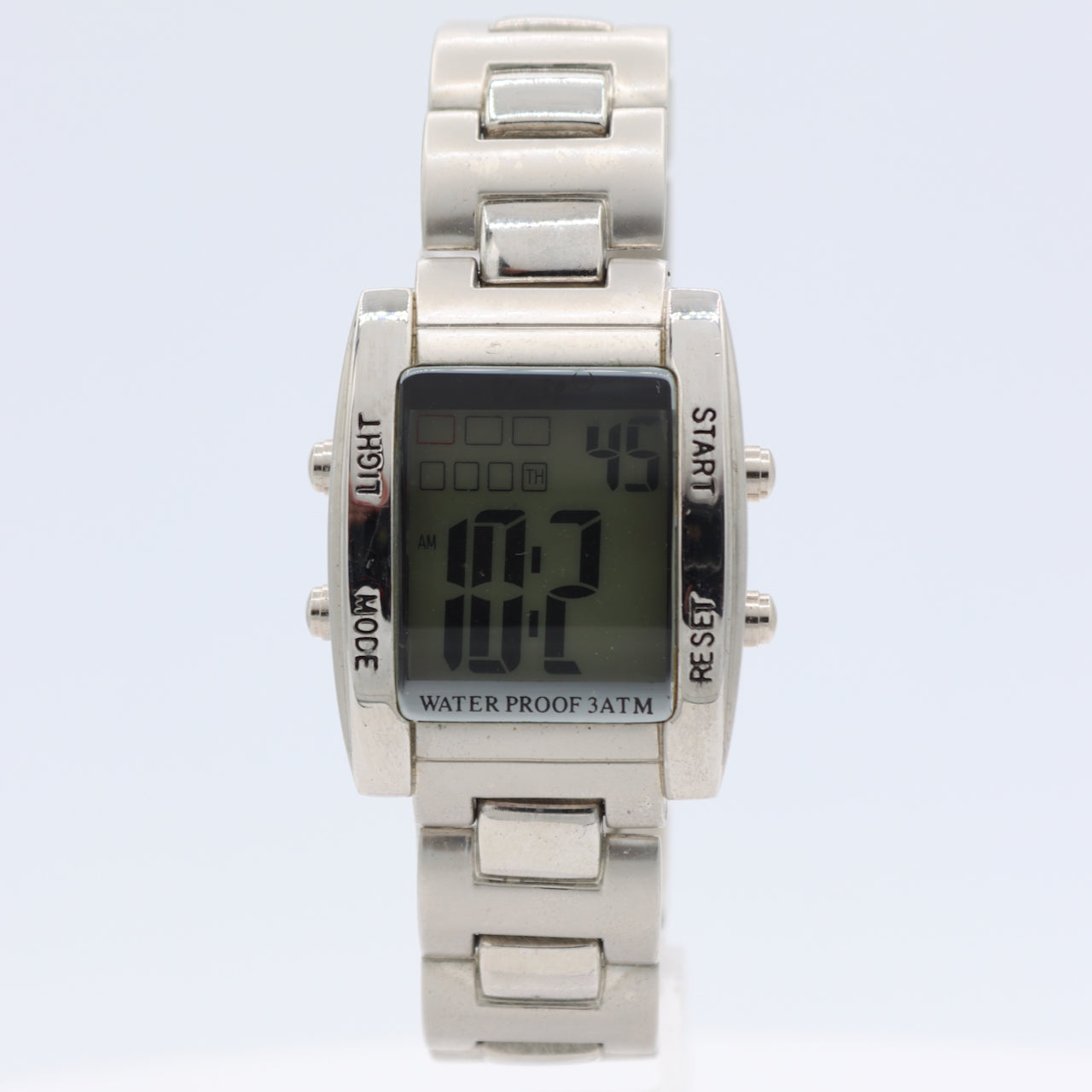 Vintage Voit 9284 Digital Sports Men's Digital LED Wristwatch S.Steel With Box