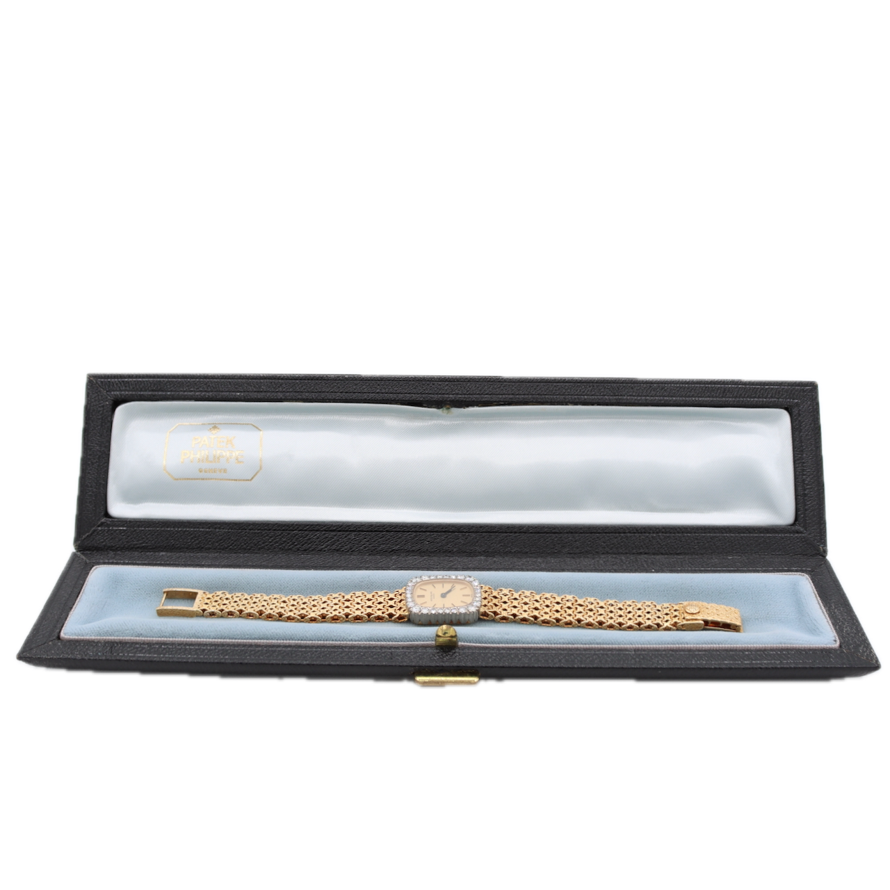 Vintage Patek Philippe 4102-2 Ellipse Ladies Mechanical Wristwatch 18k Gold