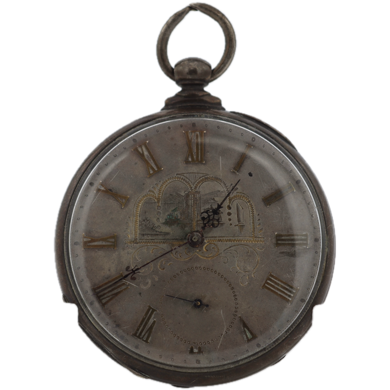 Antique Cooper Liverpool Farmhouse Key Cylinder Escapement Pocket Watch Silver