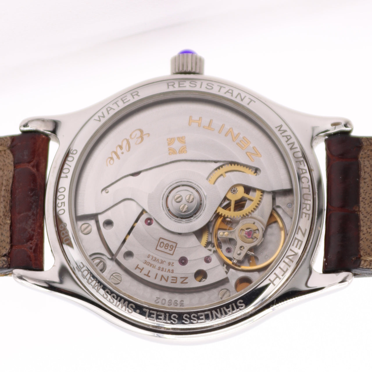 Vintage Zenith Elite White Roman Dial 90/01.0050.680