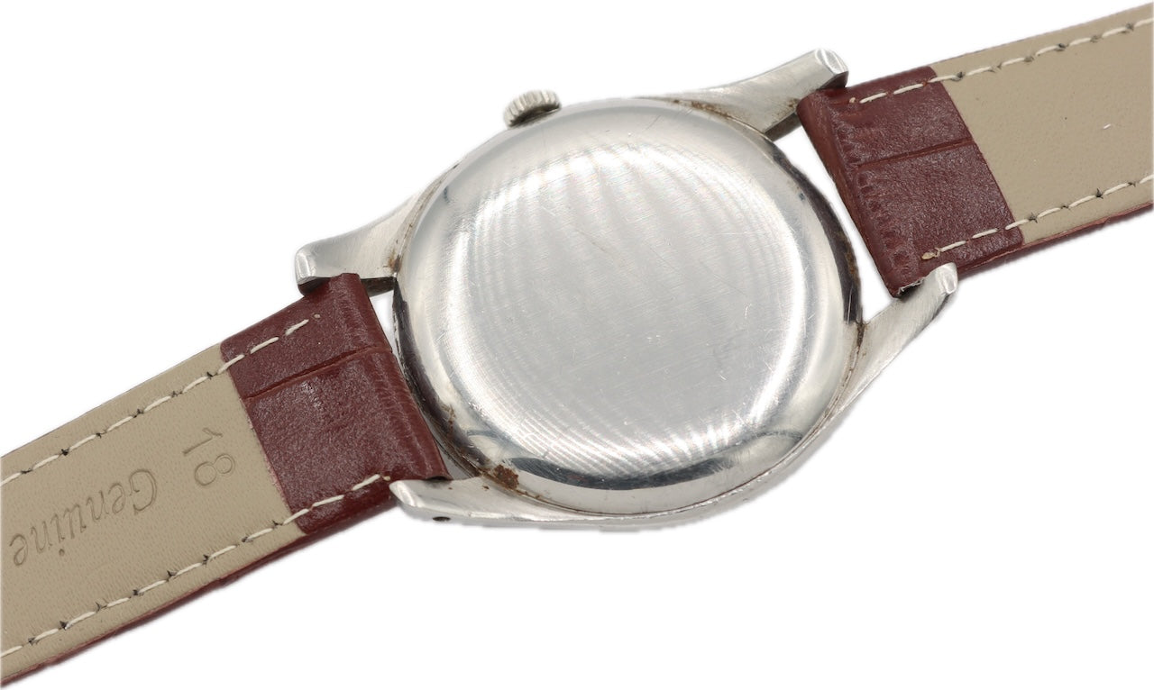 Vintage 36mm Omega 2504-4 Men's Mechanical Wristwatch 280 Swiss Stainless Steel