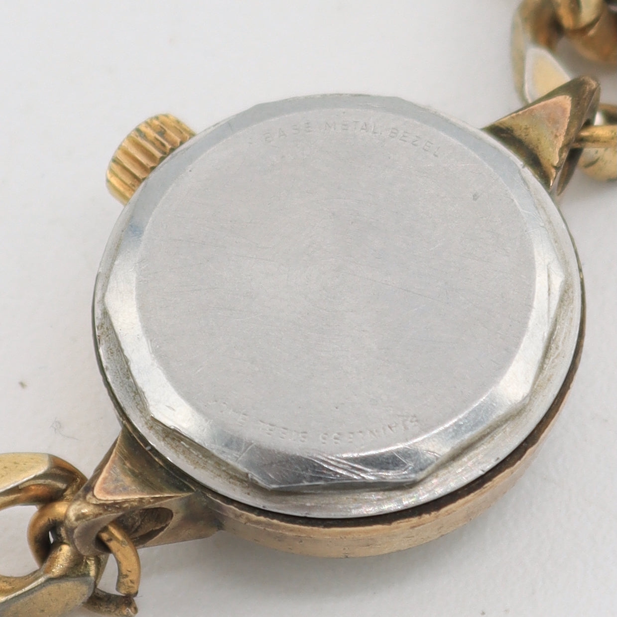 Vintage Wittnauer Geneve Cocktail Ladies Automatic Wristwatch 7550 Gold Tone
