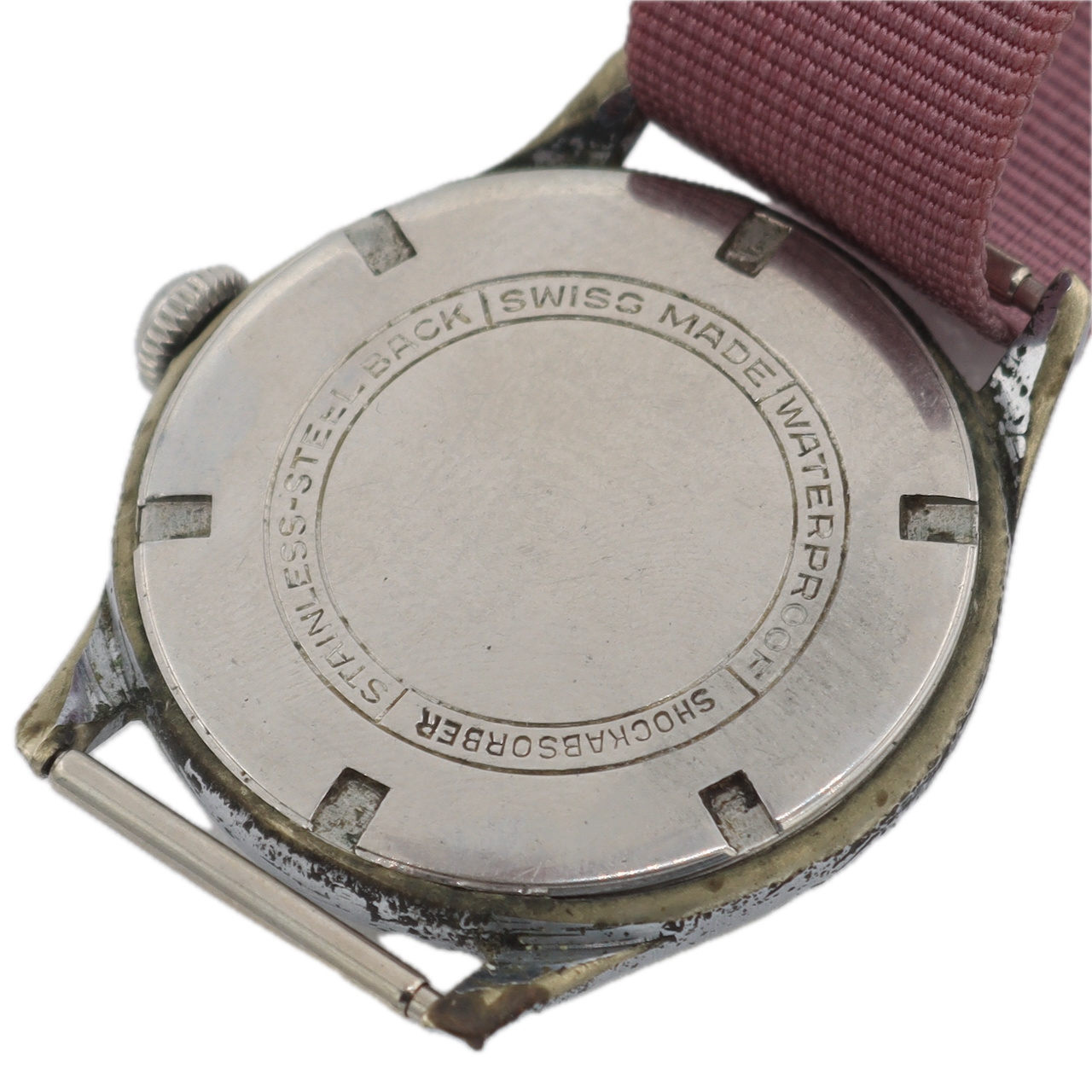 Vintage Ceres Hermetic Military Men's Mechanical Wristwatch 1080 Steel & Chrome