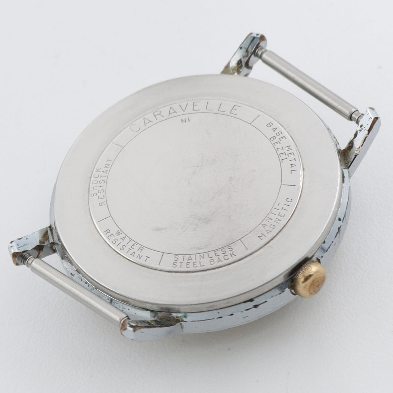Vintage 35mm Caravelle 2514 Standard Gas Men's Mechanical Wristwatch 1821 11DPD