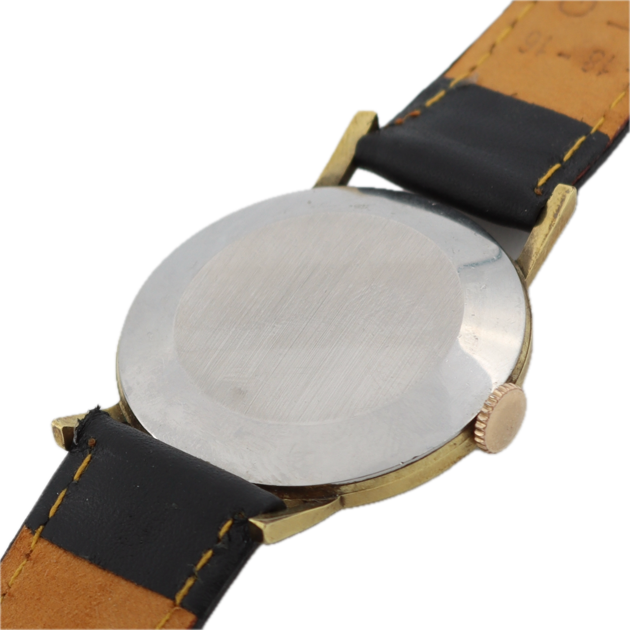 Vintage 33mm Gruen James Bond Men's Mechanical Wristwatch 510 Swiss Gold Tone