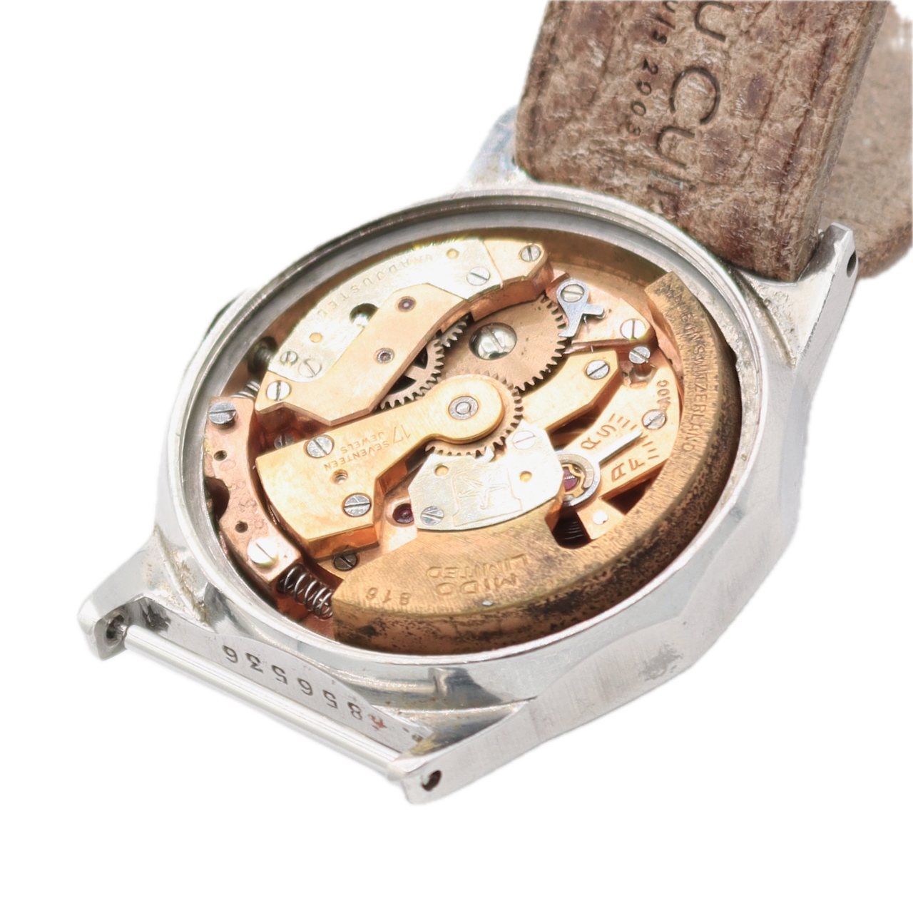 Vintage 28mm Mido 220 Multifort Men's Bumper Automatic Wristwatch 816 Steel